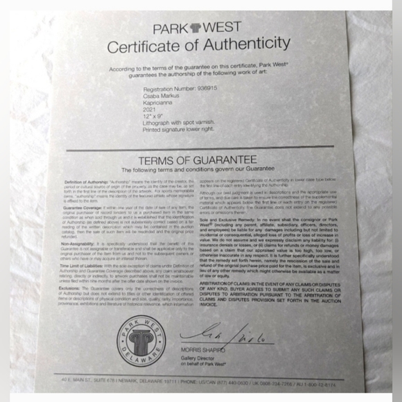 Csaba Markus 12”x9” Print - Kapricianna art - Picture 6 of 6